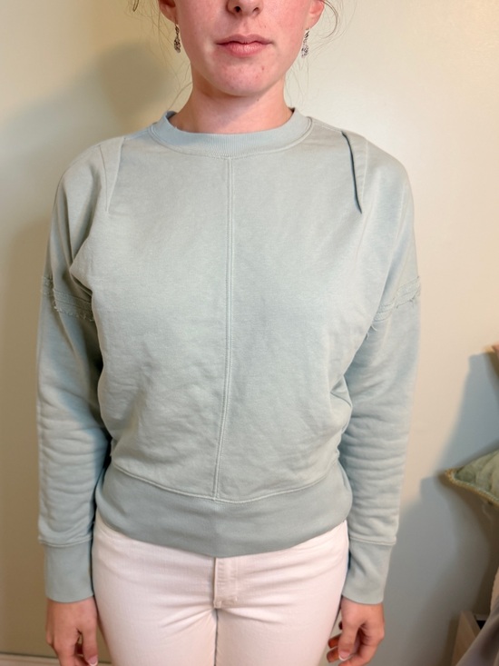 Reiss Tops - REISS Sage Green Crewneck Sweatshirt Women’s Small Minimalist